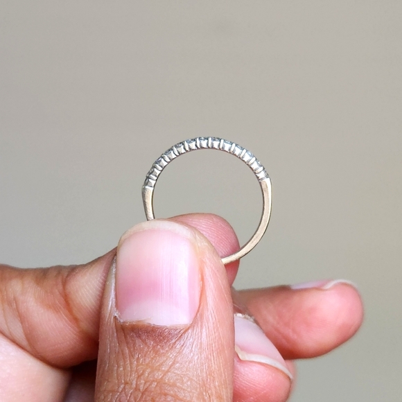 Zales Diamond Wedding Band white gold - Picture 5 of 5